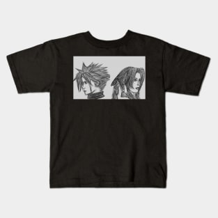 EX-SOLDIER AND THE FLOWER GIRL Kids T-Shirt